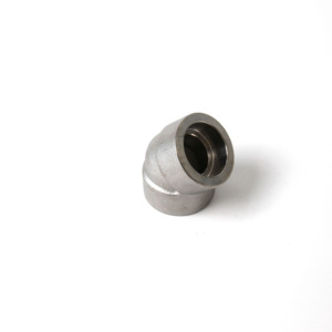 เหล็กกล้าไร้สนิม 304 316 3000 #   ข้อต่อท่อแรงดันสูง 6000 ปอนด์ แบบเกลียวและเชื่อมซ็อกเก็ต ข้องอ 45 และ 90 องศา - Product Image 4