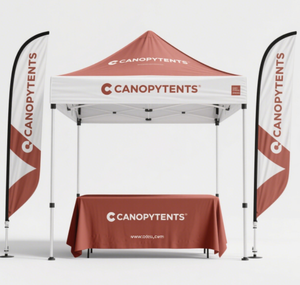 Có thể gập lại tái sử dụng chống cháy uv-chịu nhiệt chuyển giao in ấn Hex khung 40mm Vinyl vải ngay lập tức tán cho triển lãm thương mại gian hàng - Product Image 3