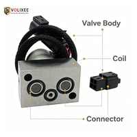 Vanne solénoïde de pompe hydraulique principale 702-21-57400 compatible avec l'excavatrice Komatsu PC200-7, pièce de régulation de débit