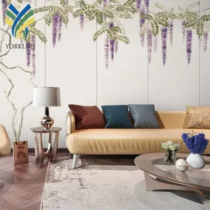 YKEX 076天然壁纸壁画家居装饰纸壁画抽象艺术植物叶3D壁纸
