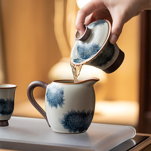Guanlan Ru Kiln Gaiwan Porcelain With Lid Chinese Kung Fu <b>Tea</b> <b>Set</b> Afternoon <b>Tea</b> - Product Image 3