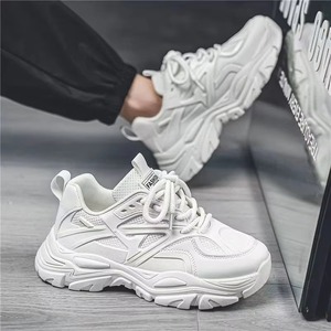 Zapatillas Casuales Nuevas para Hombre, Precio al por Mayor, Transpirables, con Malla, Antideslizantes, Versátiles, Blancas, Deportivas, Modernas y Robustas - Product Image 4