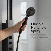 Système de douche mural intelligent de luxe avec affichage LED, cascade, robinet en laiton massif, vanne en céramique, massage SPA, style premium