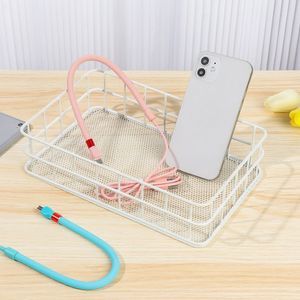 ใหม่ล่าสุด3ft 1.2เมตร TPE ชาร์จเร็ว TPE สาย USB ทองแดงที่วางโทรศัพท์มือถือสำหรับ iPhone 13ขี้เกียจโต๊ะมือถือผู้ถือสำหรับคอมพิวเตอร์ - Product Image 5