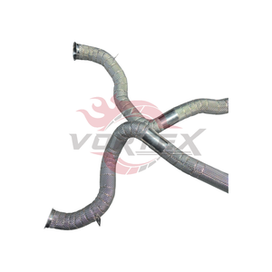 Collecteur d'échappement haute performance en acier inoxydable poli miroir Vortex pour Mercedes Benz AMG GT GT-S GT-C GT-R 4.0T V8 Biturbo - Product Image 3