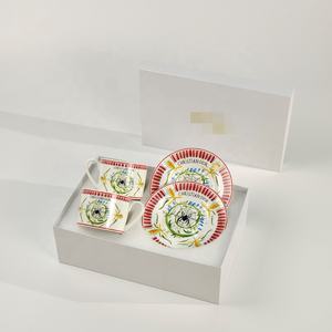 Nuevo Juego de Tazas y Platos de la Serie D de Primavera Temprana, Juego de Tazas y Platillos para Té y Café - Product Image 3
