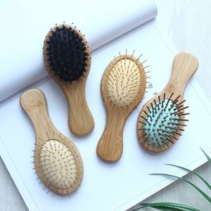 Custom Logo Personalized <strong>Hair</strong> Brush Cute <strong>Comb</strong> Bamboo <strong>Hair</strong> Brush Small for <strong>Kids</strong> - Product Image 1