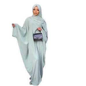 紫峰OEM Baumwolle Islamische Kleidung大号批发土耳其服装伊斯兰长袍Abaya