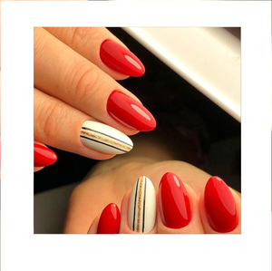Encantadoras uñas postizas: Desde almendras naturales hasta estilos <span class=keywords><strong>Diva</strong></span>, con opciones de pegamento de calidad P04 P03 P1158 Mold - Product Image 4