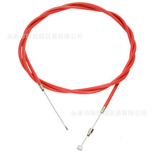 Câble de frein à disque arrière pour Scooter M365, 195mm, ligne de frein rouge en acier inoxydable, durable, pour l'entretien et la réparation des Scooters électriques - Product Image 2