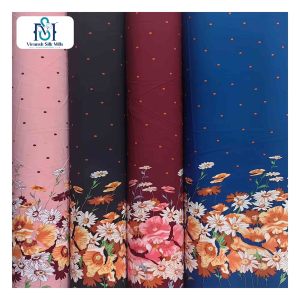 Tejido personalizado estampado floral supersuave 75D 100D 4 vías Spandex tela textil materia prima poliéster elastano tela para vestido - Product Image 2