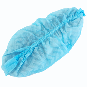 Copriscarpe Monouso Impermeabile Antiscivolo in Tessuto Non Tessuto PP Blu per Camera Bianca Certificato CE Classe <span class=keywords><strong>II</strong></span> Disinfezione Ozono - Product Image 5