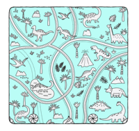 Couverture en polaire Sherpa douce et lavable, à colorier soi-même, motif lapin vert et dessin au trait arc-en-ciel, pour bébé, cadeau, maison