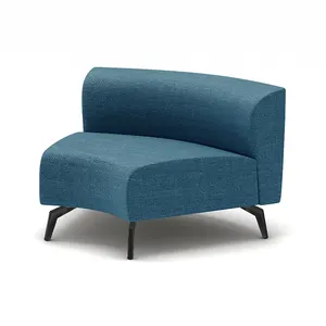 İskandinav tek kombinasyon kumaş ofis kanepesi lüks döşemeli Modern ev oturma odası kanepeleri takım mobilya