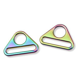 3.2cm Swivel <strong>Clip</strong> D <strong>Ring</strong> Buckles Snap Hook <strong>Adjuster</strong> Triangle With Bar - Product Image 5