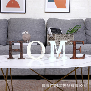Wooden <b>Wall</b> Signs Home <b>Letter</b> Decor For Living Room Bedroom <b>Wall</b> Art Hanging - Product Image 4