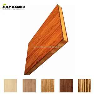 Precio de fábrica 4 por 8 panel sólido de bambú 12mm Precio de madera contrachapada de Bambú