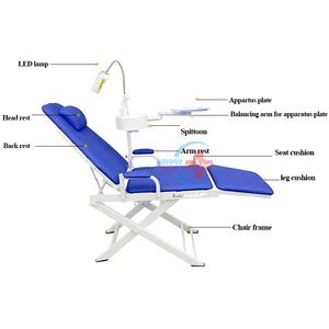HC-L050 Medical Portable Folding <strong>Dental</strong> <strong>Chair</strong> <strong>Dental</strong> Equipment <strong>Dental</strong> <strong>Chair</strong> <strong>Unit</strong> <strong>Price</strong> for Hospital Clinic - Product Image 6