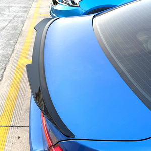 Bmw Rear Spoiler Piano Black Carbon Fiber Texture Ducktail Trunk Lip For F30 F35 2013 2019 Psm Models - Product Image 3