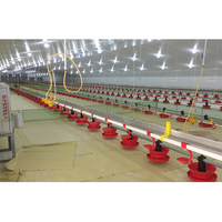 Soluciones completas a gran escala Casa de aves de corral automática para pollos 10000 Diseños de gallinero de granja de estilo Abierto Cerrado