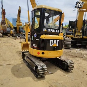 Miniexcavadora Usada CAT303C de 3 Toneladas con Cucharón de 0.03m³, Marca Japonesa Original, Excavadora Pequeña para Construcción, Pocas Horas, Buen Estado - Product Image 6