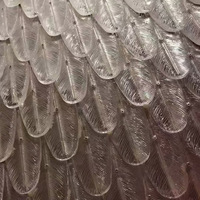 Blocs de verre en cristal transparent de haute qualité, couleur personnalisée, pour la construction, la décoration intérieure, blocs de verre texturés suspendus