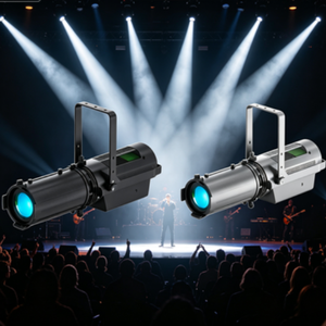 Projecteur LED à profil bicolore 300W avec poignée - <span class=keywords><strong>Luminaire</strong></span> de scène professionnel haute luminosité pour théâtre - Product Image 5