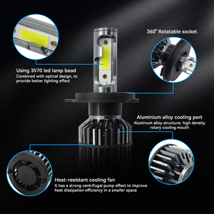 Phare <span class=keywords><strong>LED</strong></span> LELANPU HD avec télécommande Canbus, projecteur à lentille, T10 H4 H7, changement de couleur RGB, ampoules de phare <span class=keywords><strong>LED</strong></span> pour voiture F2, pour vélo - Product Image 5