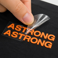 Services de sérigraphie sur mesure, lettres personnalisées, logo en silicone, autocollants thermocollants pour t-shirts