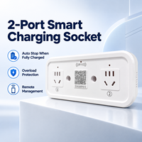 Prise de charge intelligente à 2 ports avec arrêt automatique pour la location de vélos électriques - Usine chinoise