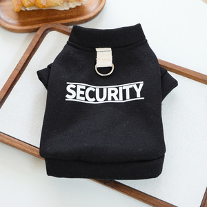 PETCIRCLE Pet Clothing Autumn/Winter Small Dog, Puppy, and <b>Cat</b> <b>Clothes</b> Letter Print Button-Down Sweatshirt Series - Product Image 2