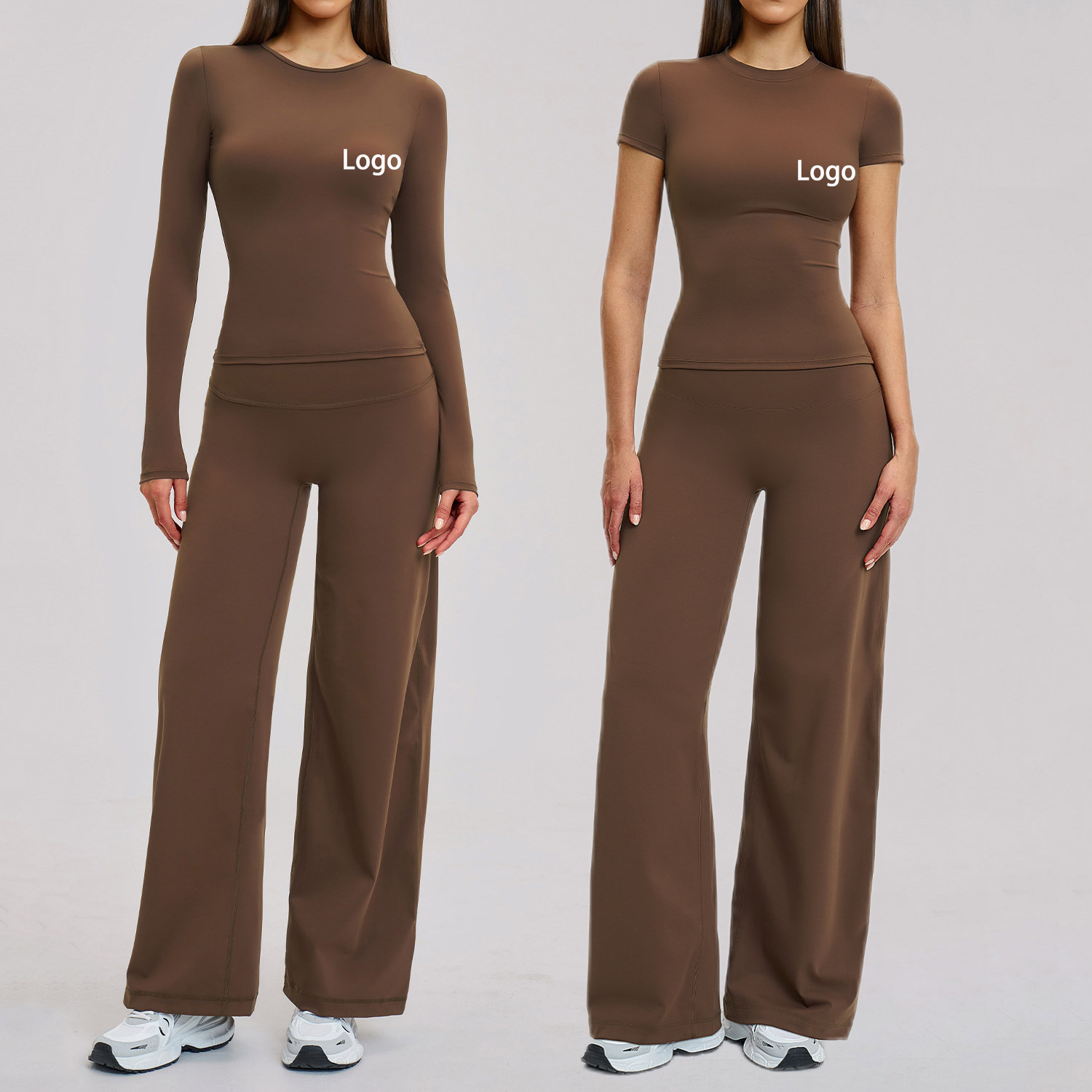 Newest 3-Piece High Waist Yoga Sets Pilates Yoga Wear High Stretch Quick Dry Leisure Sport Wear Women Set Wholesale Nude Feel