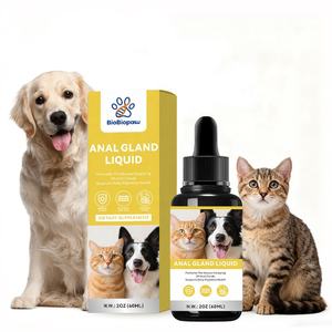 Gouttes liquides pour les glandes anales des chiens et des chats, soutient la santé des glandes anales, aide à la digestion, complément probiotique, liquide pour les glandes anales des animaux de compagnie - Product Image 1