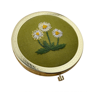 Kit de Broderie au Point de Croix Artisanale en Gros, Mini Miroir de Maquillage Rond en Métal Tendance, Accessoire de <span class=keywords><strong>Couture</strong></span> DIY - Product Image 4