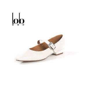 <span class=keywords><strong>Zapatos</strong></span> Planos de Piel Genuina para Mujer, Primavera, Verano, Otoño 2026, Transpirables, Cómodos, de Piel de Oveja, Estilo Bailarina, Mary Jane, <span class=keywords><strong>Casuales</strong></span>, Preppy - Product Image 1