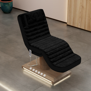 Luxury Curved Massage Beauty Salon Treatment Table White Ergonomic Electric Eyelash Facial Beauty Bed - Product Image 3