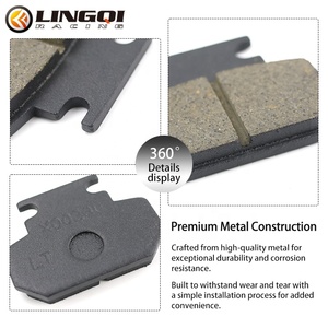 LING QI Plaquettes de frein avant arrière hydrauliques pour moto <span class=keywords><strong>50cc</strong></span> 250cc ATV <span class=keywords><strong>Quad</strong></span> Go Kart Most Chinese Dirt Pit Bike Scooter - Product Image 2