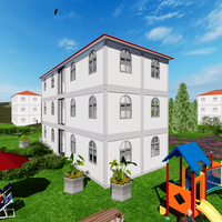 Nouvelle conception de maison préfabriquée modulaire de luxe à 3 étages, en conteneurs démontables, kit d'appartement prêt à poser