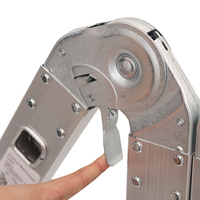 Échelle polyvalente pliante en aluminium de haute qualité avec petite échelle d'escalier en aluminium pliable à charnière