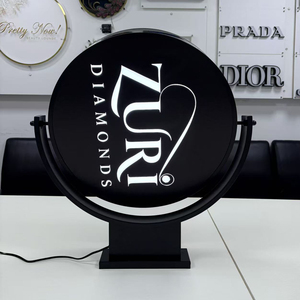 Letrero Luminoso LED Delgado al por Mayor, Logotipo Personalizado, Panel de Exhibición Iluminado Montado en la Pared, Señalización para Tiendas Minoristas y Supermercados - Product Image 1