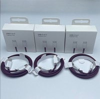 Câble de charge USB-C vers USB-C PD tressé en nylon résistant à l'usure, 1 m, accessoire de charge pour smartphone pour iPhone 15-18