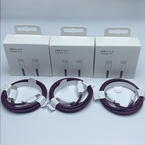 Cable de carga trenzado tipo C de alta velocidad con entrega de energía PD, cable de carga estable de 1M para iPhone 15-18, todos los dispositivos tipo C - Product Image 2