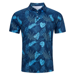 Logotipo personalizado para hombre, poliéster, LICRA pulsado para Polo, diseño de patrón, impresión por sublimación, ropa de Golf, impresión Digital - Product Image 4