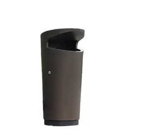 Park Ashtray Dustbin Metal Trash Can Outdoor Waste Cans Public Dust Bin Stainless Steel Garbage Bins Round For Sale