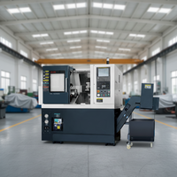 Mini Horizontale Schrägbett-CNC-Drehmaschine Mittelschwere Ausführung mit Doppel-/Einzelspindel Hochpräzises Metall-Drehzentrum