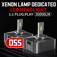 Feux de voiture LED série D D5S 12V Phares 1:1 Lampe au xénon HID CANbus Sans erreur Ampoules de turbine automatiques pour voiture Plug and Play