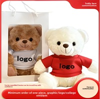 Oso de Peluche Súper Suave con Relleno de Algodón PP y Forro de Malla, Gorro y Banda para Graduación, Cumpleaños, Regalo para Estudiantes, Niños y Niñas