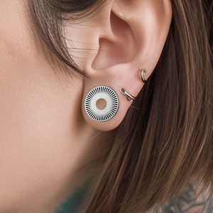 Evorte New Creative Radform Tunnel Stecker Edelstahl Ohr messer Double Flared Ösen Body Piercing Schmuck - Product Image 6