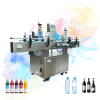 Machine d'étiquetage de bouteilles en verre, machine d'étiquetage de petites bouteilles de bureau, machine à étiquettes adhésives pour bouteilles en verre