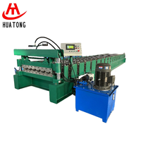 Machine de formage de rouleaux de tuiles de toiture en acier coloré trapézoïdal Ibr avec moteur 4KW et roulement Vente chaude au Mexique